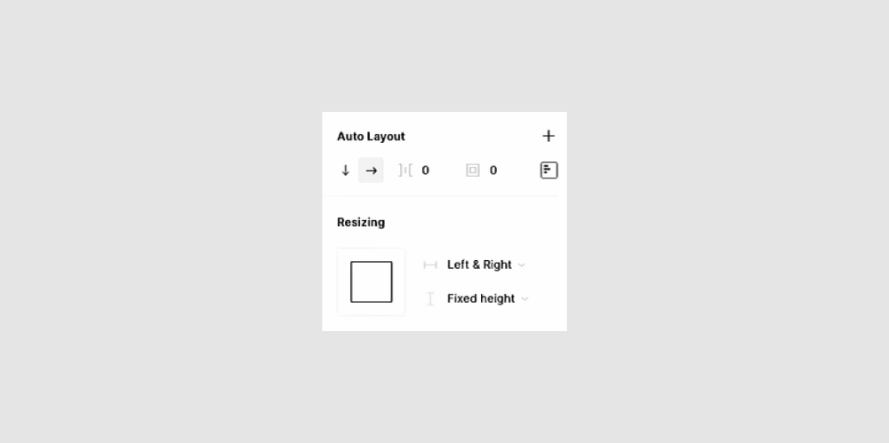 A screenshot of the new Auto Layout UI in the sidebar.